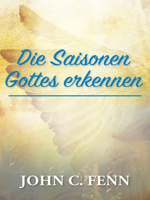 cover image of Die Saisonen Gottes erkennen